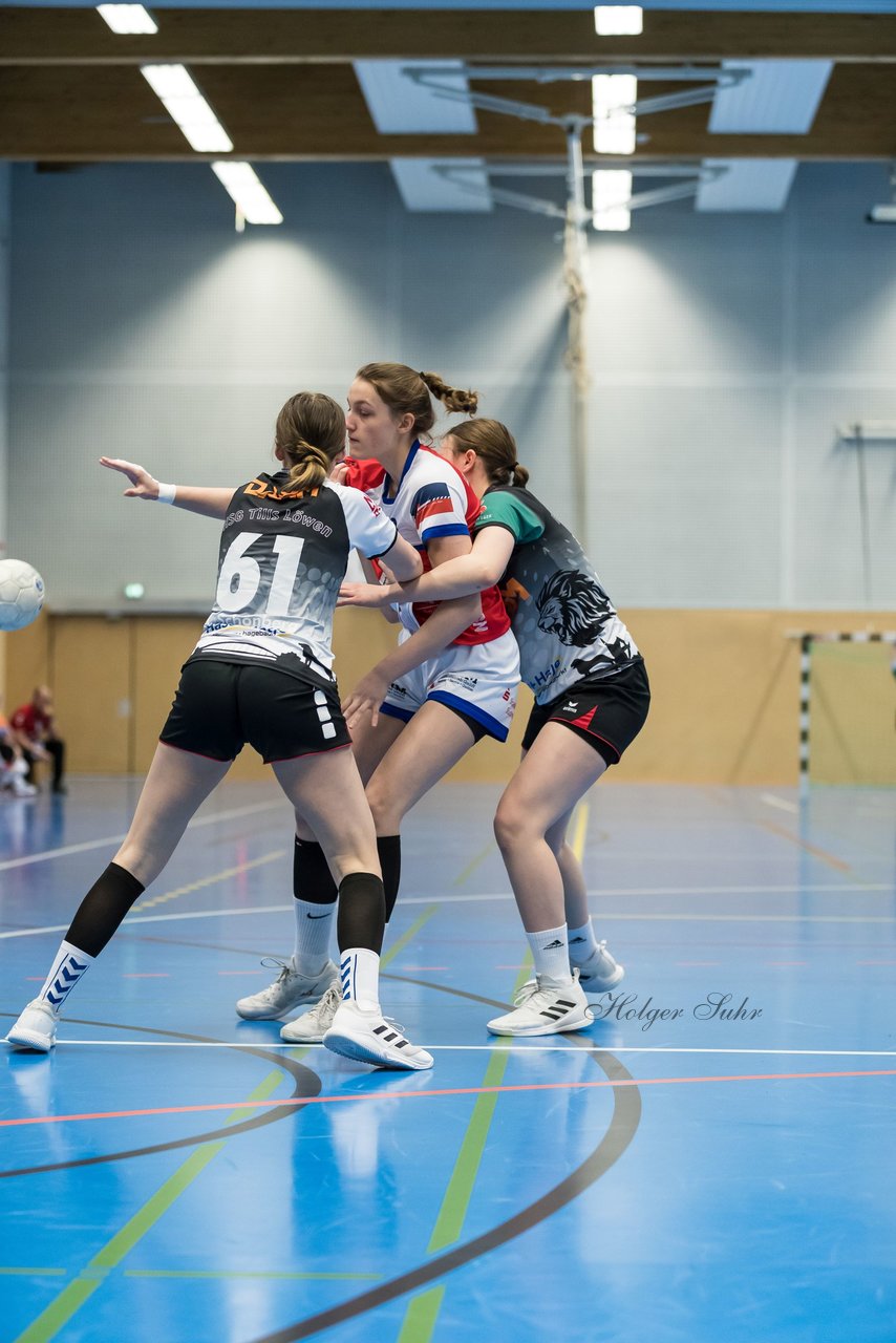 Bild 37 - wBJ HC Quickborn - HSG Tills Loew. : Ergebnis: 19:20
